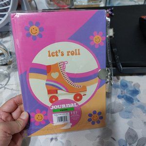 Impurse Let's Roll Journey With LOCK AND KEY Rollerskate Notepad Notebook